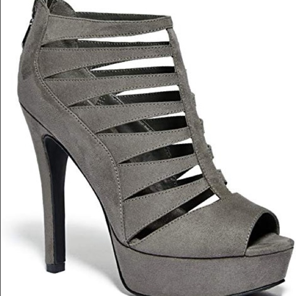 G by Guess Cerys Caged Platform Heels